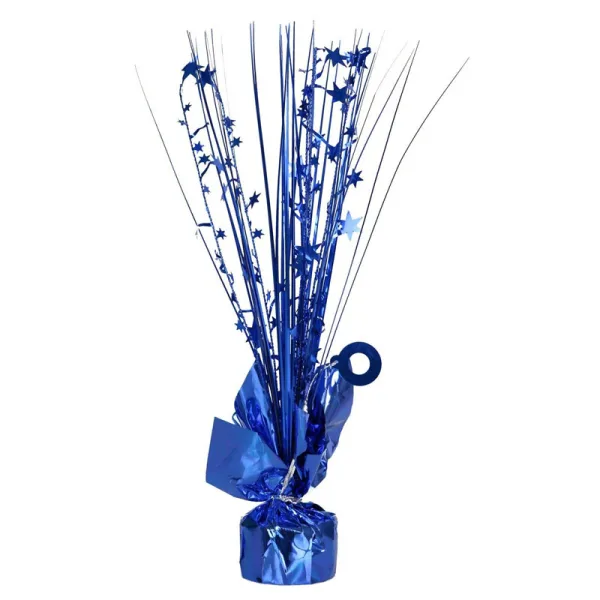 BLUE FOIL SPRAY STAR (1pc)