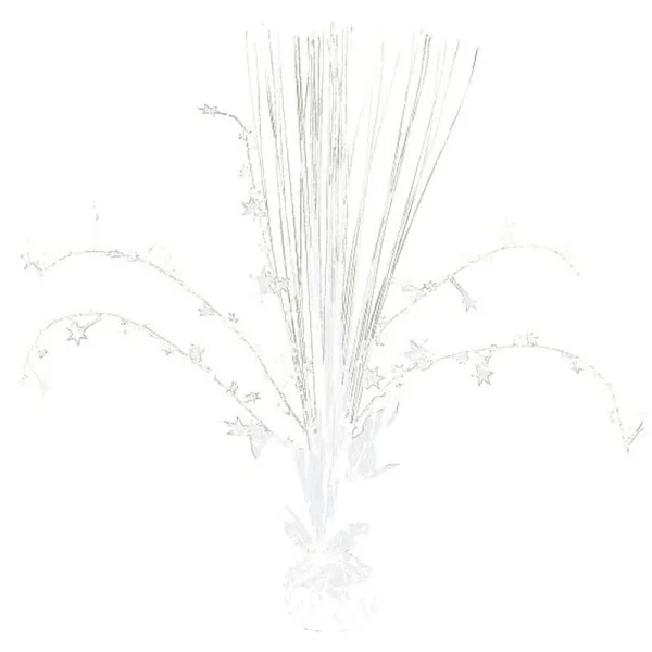 WHITE FOIL SPRAY STAR (1pc)
