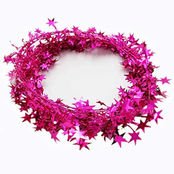 PINK STAR WIRE GARLAND (1pc)