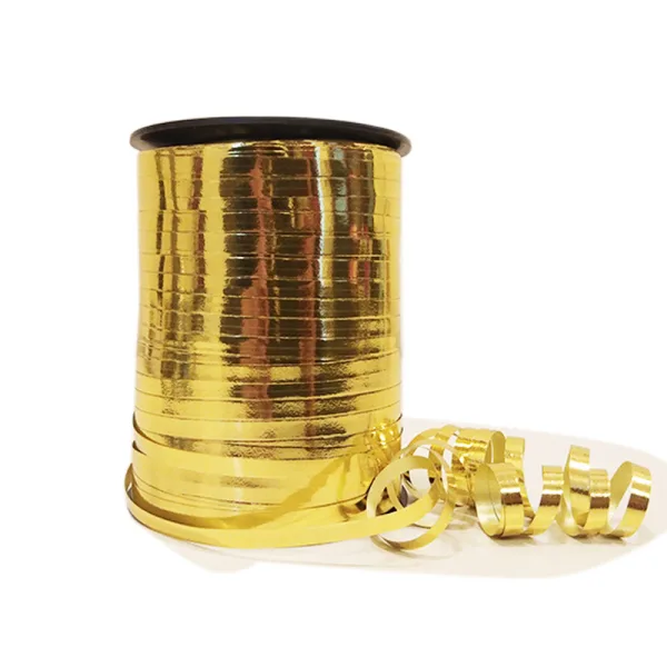 BALLOON RIBBON ROSE GOLD  (1 Roll) 500 Mtrs