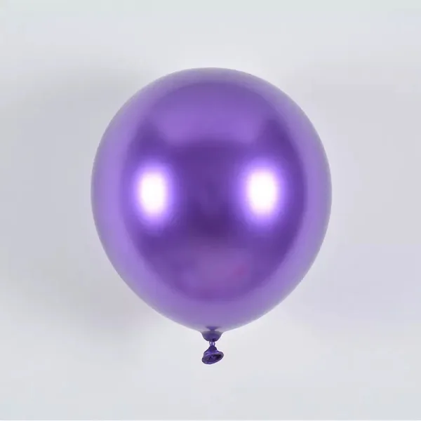 9" Metallic Balloons (50 Pcs) Purple