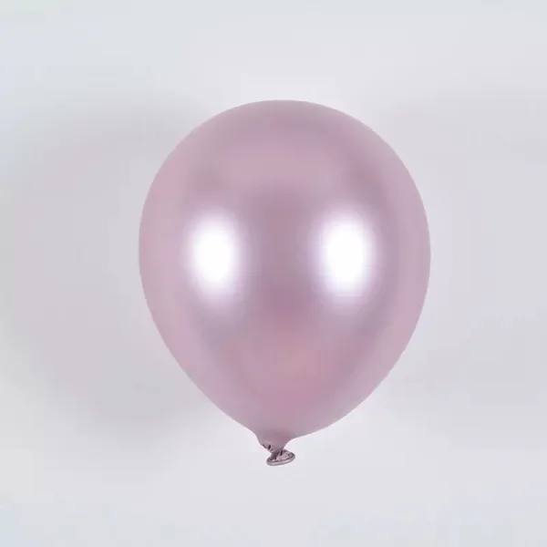 9" Metallic Balloons (50 Pcs) Pink