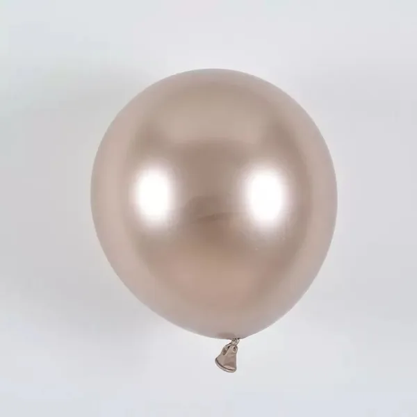 9" Metallic Balloons (50 Pcs) Rose Gold