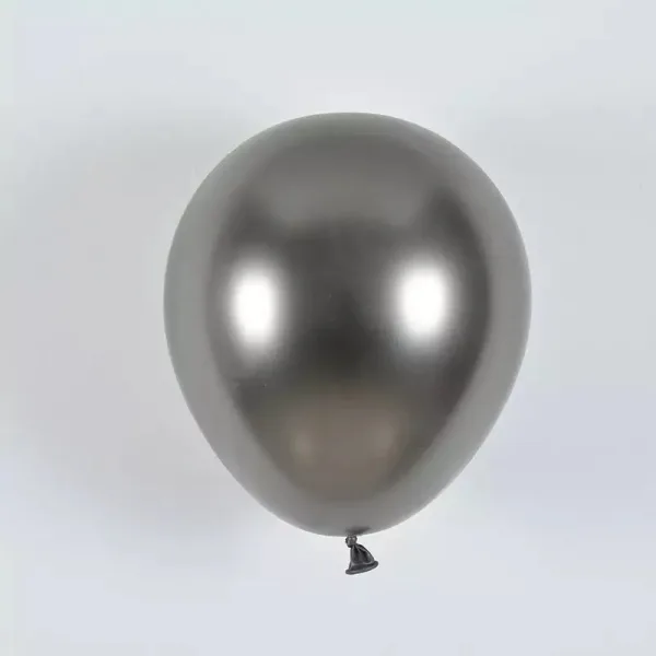 9" Metallic Balloons (50 Pcs) Black