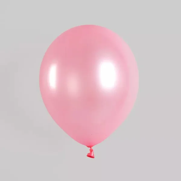 8" 1.5g  Latex Metallic Balloons (50 Pcs) Warm Pink