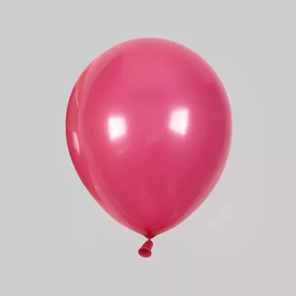 8" 1.5g  Latex Metallic Balloons (50 Pcs) Burgundy