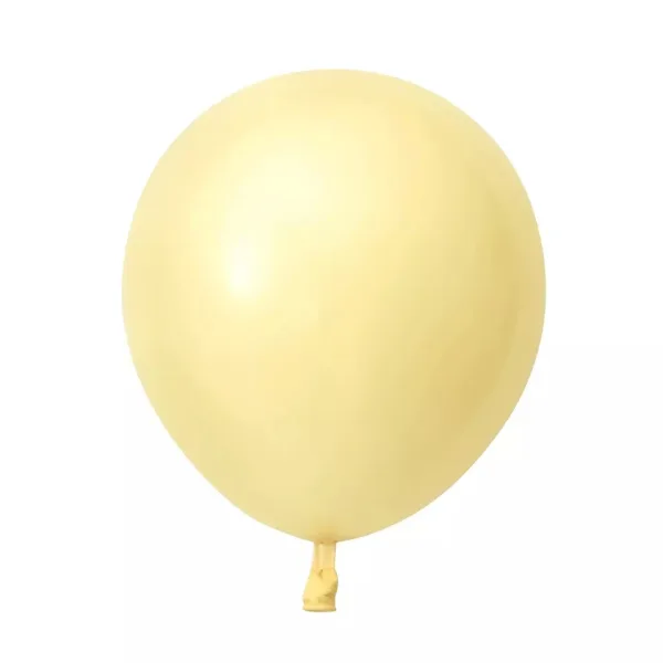 9" Macaron/Pastel Balloons (50 Pcs) Yellow