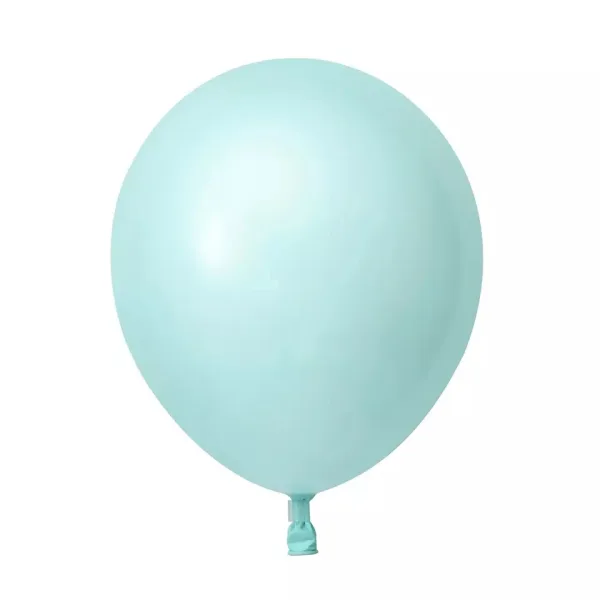 9" Macaron/Pastel Balloons (50 Pcs) Turquoise