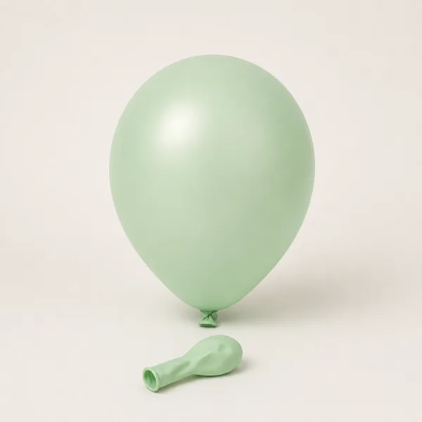 8" 1.5g  Latex Pastel Balloons (50 Pcs) Green