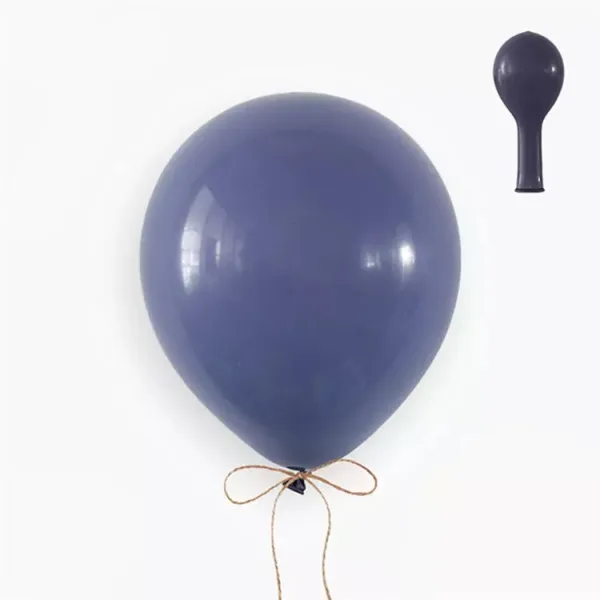 10" Retro Balloons (50 Pcs) D. Blue