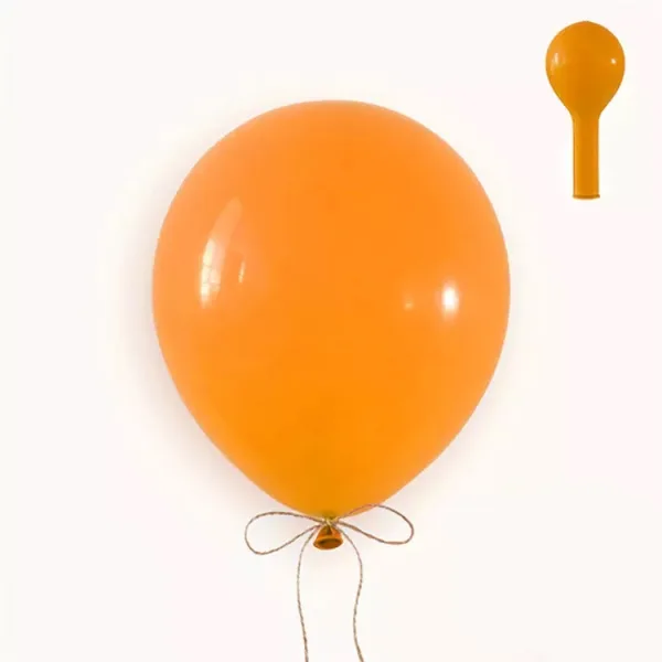 10" Retro Balloons (50 Pcs) Orange