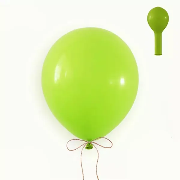 10" Retro Balloons (50 Pcs) L. Green