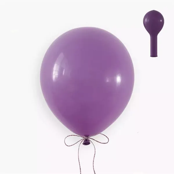 10" Retro Balloons (50 Pcs) Purple