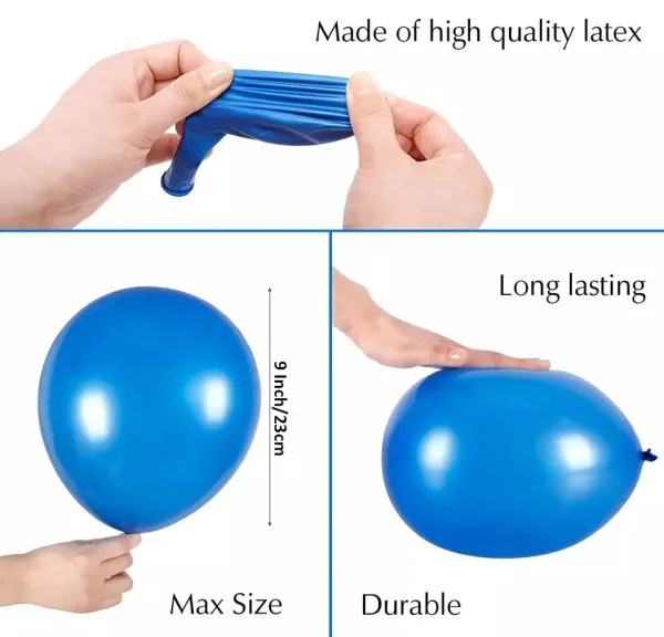 9" Standard Balloons (50 Pcs) Purple