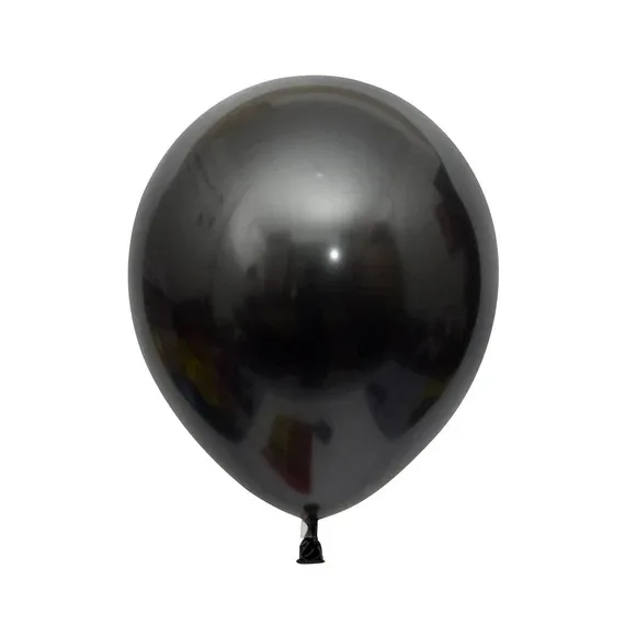 9" Standard Balloons (50 Pcs) Black