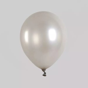9" Standard Balloons (50 Pcs) Silver