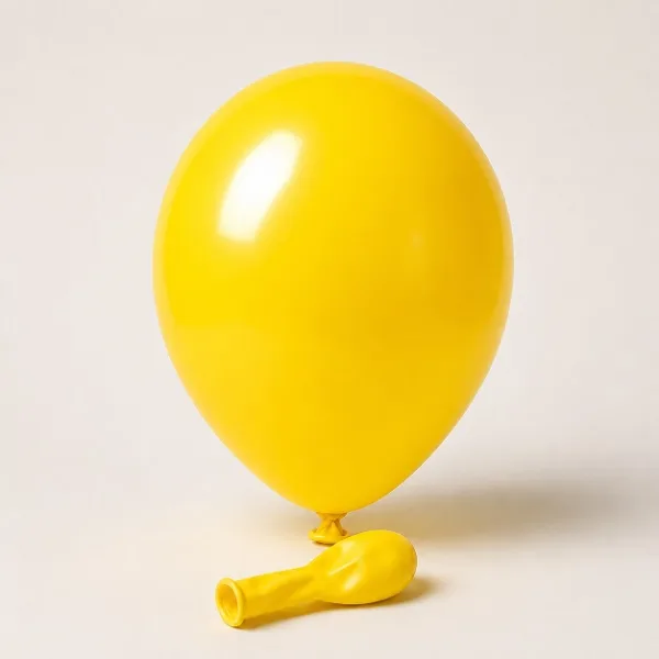 8" 1.5g  Latex Standard Balloons (50 Pcs) Yellow