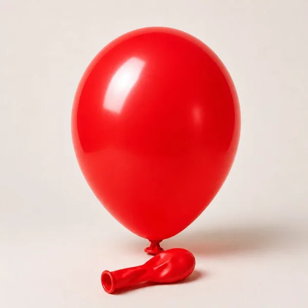 8" 1.5g  Latex Standard Balloons (50 Pcs) Red