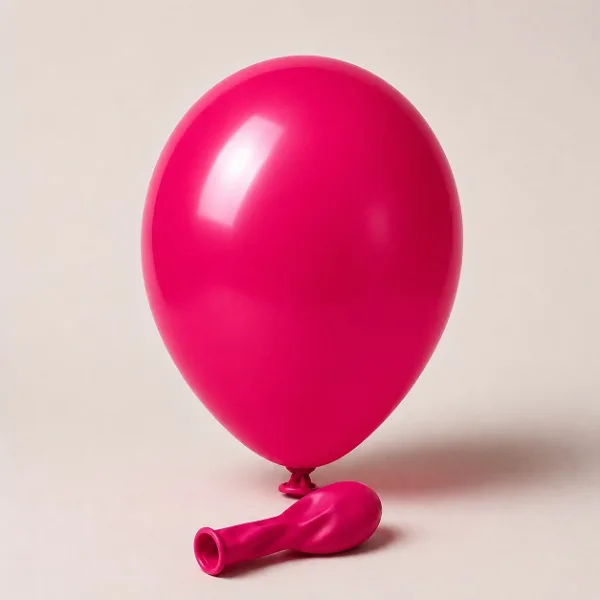 8" 1.5g  Latex Standard Balloons (50 Pcs) Dark Pink