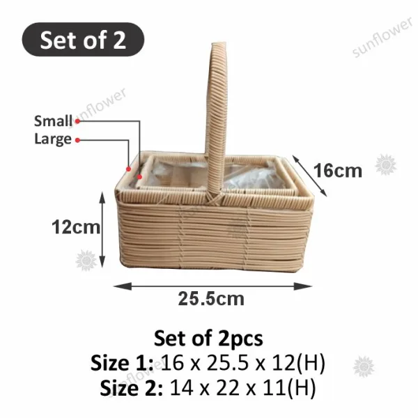 Flower Baskets BT01 Set of 2