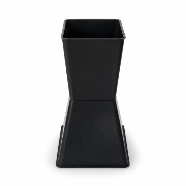 PLASTIC  VASE SQAURE BLACK(22*9*8.5 CMS)