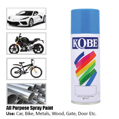 BLUE 913 KOBE ACRYLIC LACQUER SPRAY 400CC