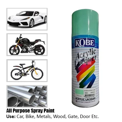 TURQUOISE 923 KOBE ACRYLIC LACQUER SPRAY 400CC