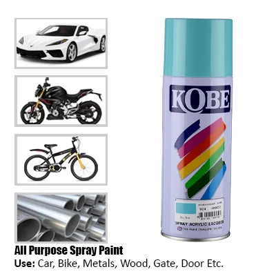 SKY BLUE 924 KOBE ACRYLIC LACQUER SPRAY 400CC