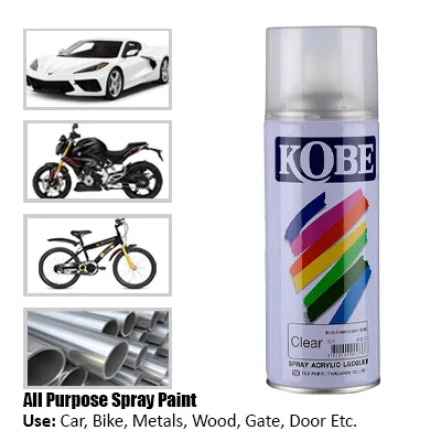 CLEAR 931 KOBE ACRYLIC LACQUER SPRAY 400CC