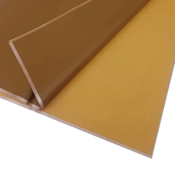 Golden Frosted Sheets Double Side Gold Edge (20 Sheets) 58cm x 58cm