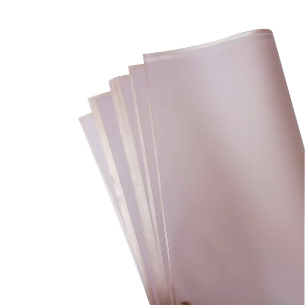 Light Purple Frosted Sheets Double Side Gold Edge (20 Sheets) 58cm x 58cm