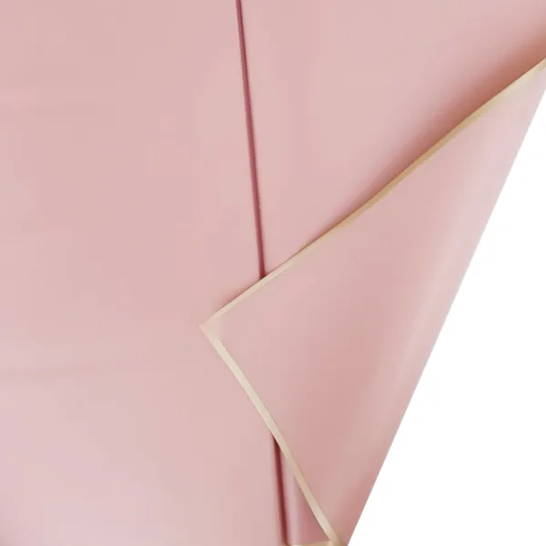 D8(07) Double Side Gold Edge Sheets, D. Pink (20 Sheets) 58cm x 58cm