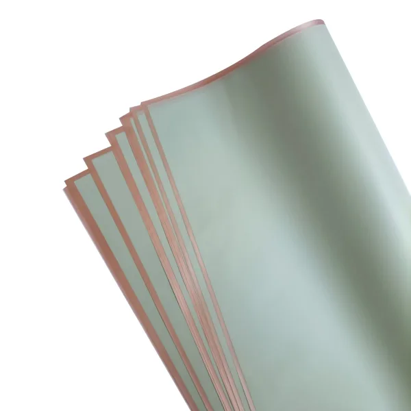 D8 Teal Frosted Sheets Double Side Gold Edge (20 Sheets) 58cm x 58cm