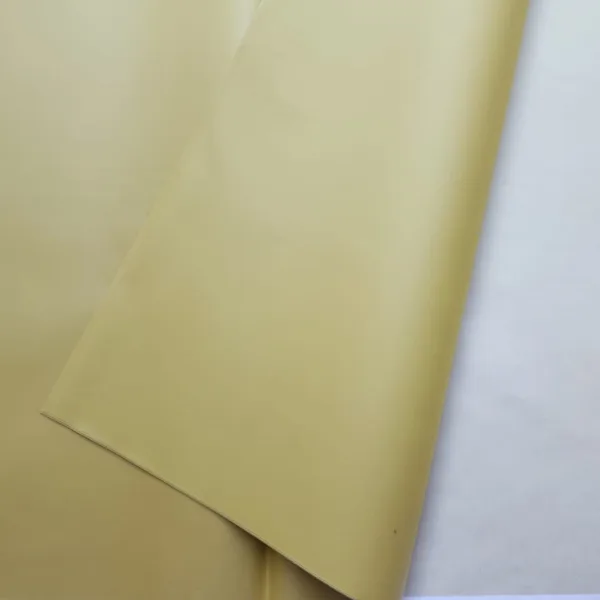 D1 Light Yellow Frosted Sheets Plain (20 Sheets) 58cm x 58cm