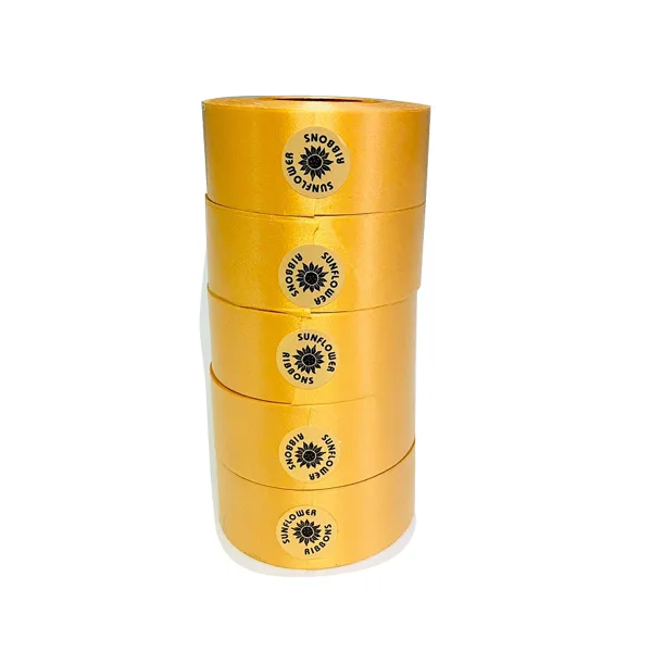 GOLDEN YELLOW CURLING RIBBON  (5 Pcs) 10 Yards