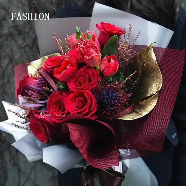 Orange Jute Fabric Roll (1 Roll) 19"x 4 Yards