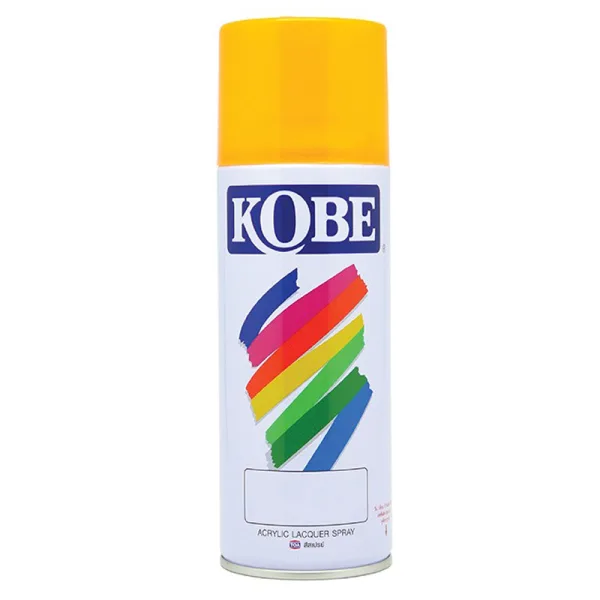 MEDIUM YELLOW 941 KOBE ACRYLIC LACQUER SPRAY 400CC