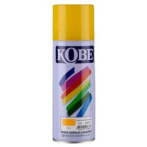 YELLOW 918 KOBE ACRYLIC LACQUER SPRAY 400CC