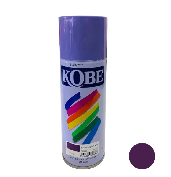 KOBE ACRYLIC LACQUER SPRAY ORCHID OBD01 400CC