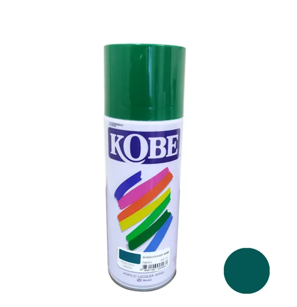 KOBE ACRYLIC LACQUER PEACOCK GREEN OBD03 400CC