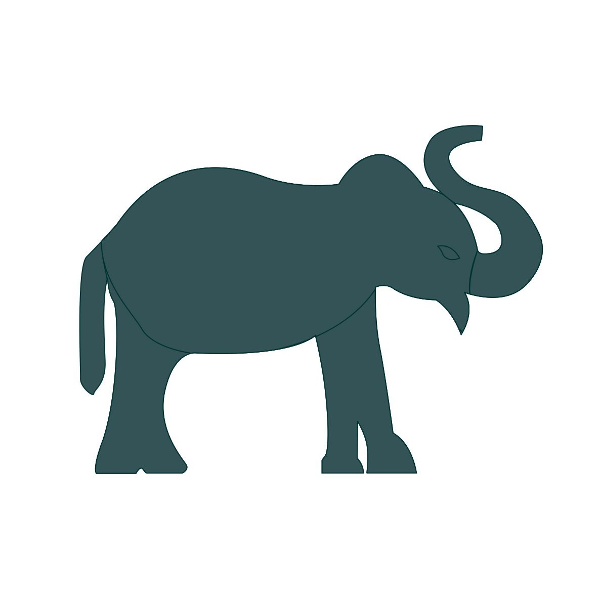 Elephant floral foam