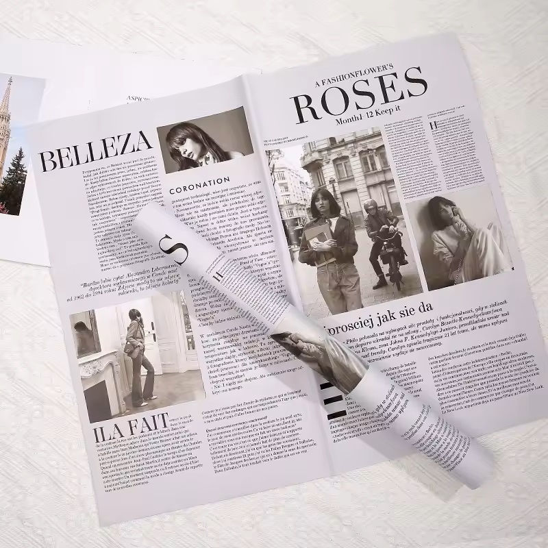 D16A Color Base News Paper Print