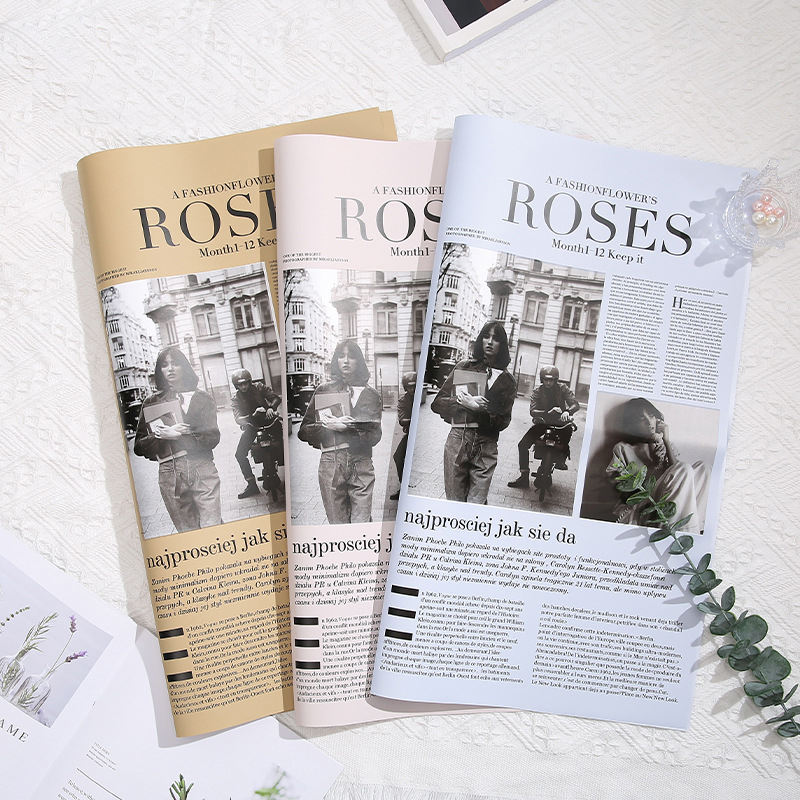 D16A Color Base News Paper Print