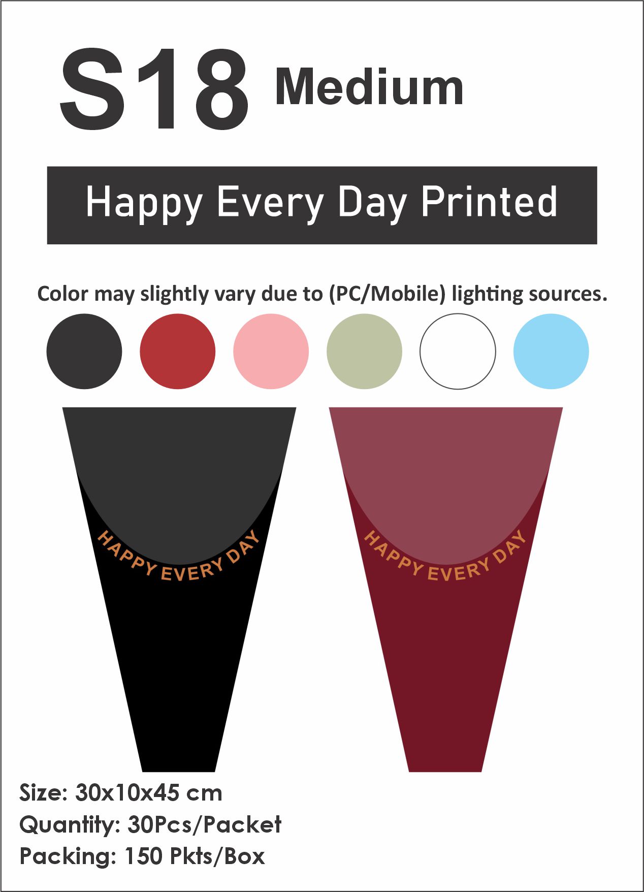 S18 Happy Every Day Print