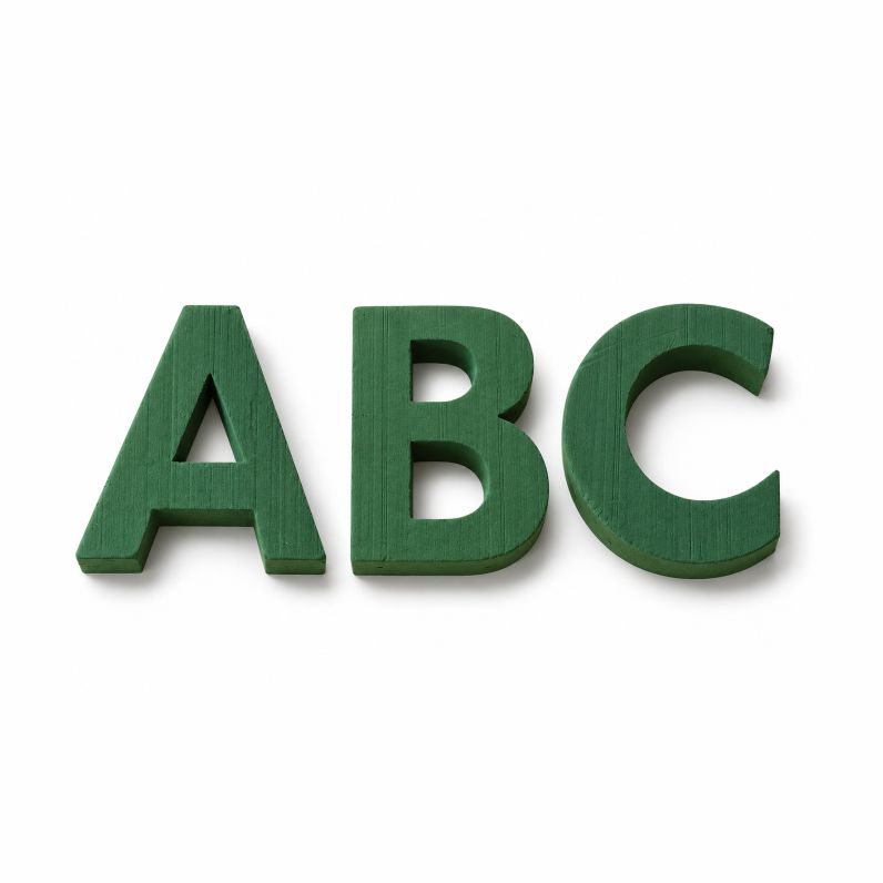 Floral Foam Alphabets (1 Pc) 12 inch