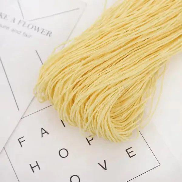 Paper Thread for the flower bouquet tie _500 grams "Cream"