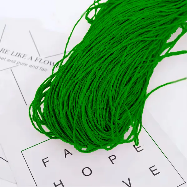 Paper Thread for the flower bouquet tie _500 grams "Green"