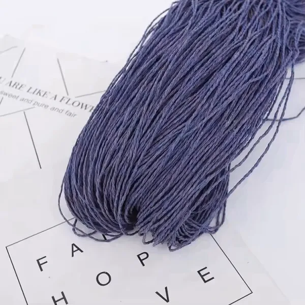 Paper Thread for the flower bouquet tie _500 grams "Navi Blue"