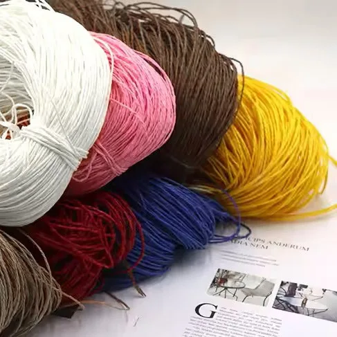 Paper Thread for the flower bouquet tie _500 grams "Yellow"