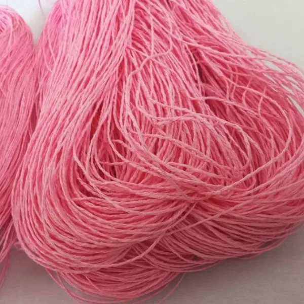Paper Thread for the flower bouquet tie _500 grams "Pink"